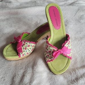 Chinese Laundry floral sandals